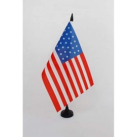 AZ FLAG - Table Flag USA 1861-1863 34 Stars - 21 x 14 cm - United States Old Table Flag 14 x 21 cm - Flags