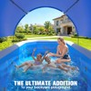 2026 Inflatable Pool with Canopy, Large Inflatable Pool for Kids,Adults,
