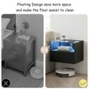 Arbuxzuy Floating Nightstand Set of 2 with Charging Station and