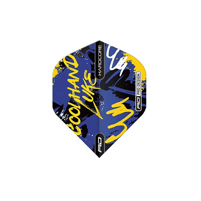RED DRAGON Hardcore Luke Humphries Signature Graffiti Blue Standard Dart