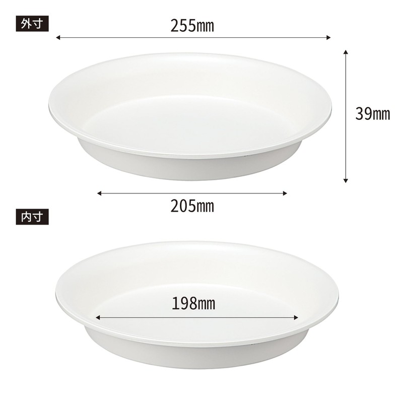Appleware Plate, Saucer, Craft Plate, Type 24, White, Depth 10.0