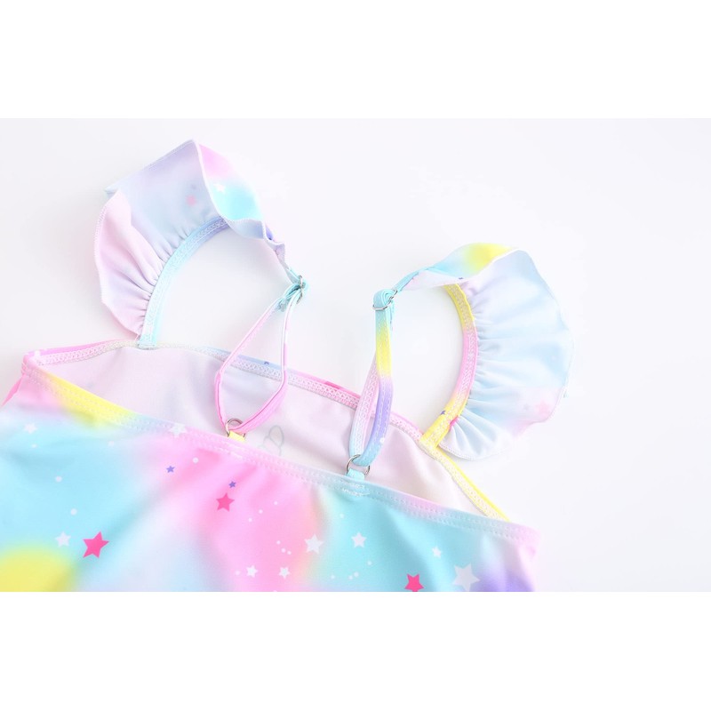 Akokvlar Traje de baño de Dos Piezas de Unicornio para
