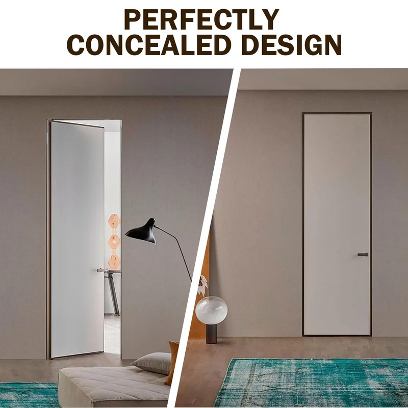 TINA.WIN 2 Packs of Concealed Hinges, Concealed Door Hinges for