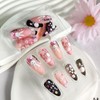 24 Pcs Easter Press on Nails Almond Shaped Fake Nails