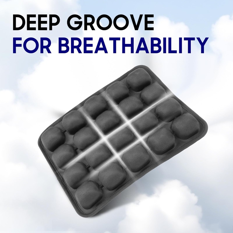 JFT Motorcycle Seat Cushion Air Pad, Pressure Relief Ride Motorcycle