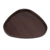 Wood Serving Tray Sturdy Bamboo Simple Elegant Triangular Multifunction Wooden