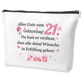 21 Geburtstag Geschenk,21 Geburtstag Geschenk Fraus,Geschenk 21. Geburtstag Frau,Geschenk 21 Geburtstag,Geschenk 21 Geburtstag Frau,Kosmetiktasche Damen