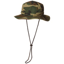 Newhattan Boonie Safari Bucket Hat Foldable Military Style Cap (Camo, L/XL)