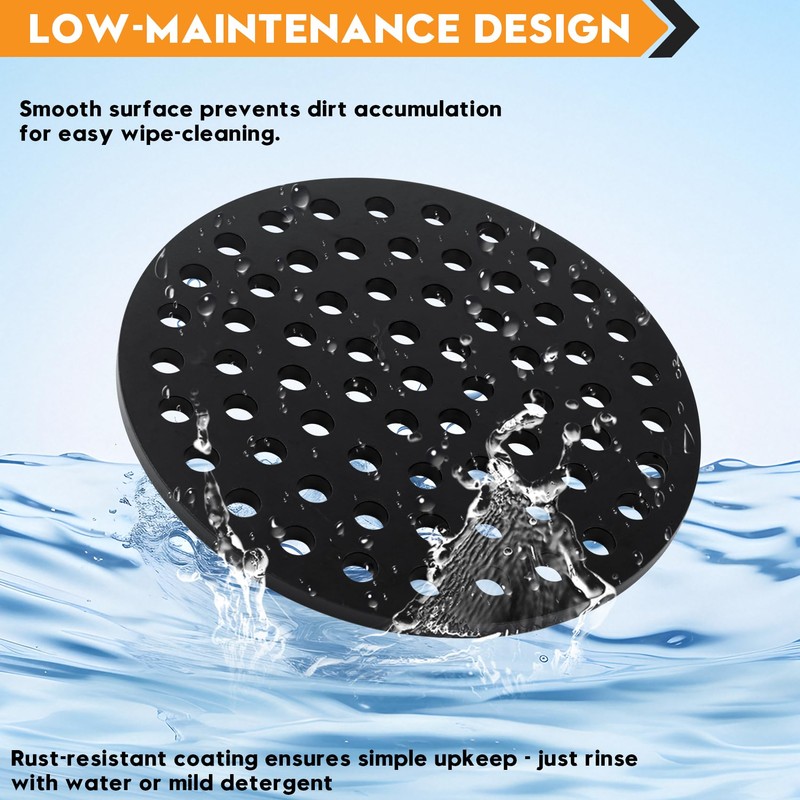 6.5 Inch Cast Iron Drain Cover, Basement Floor Drain Cover,