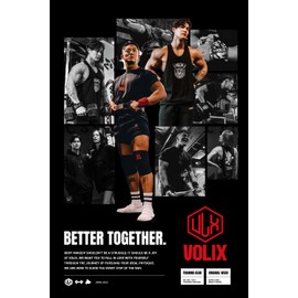 VOLIX Training Belt (Microfiber Leather for a Soft Fit) Lifting Belt Power Belt for Muscle Training (Black, M)