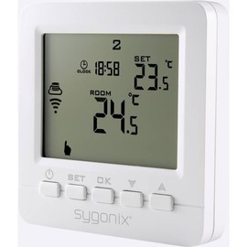 Sygonix SY-4500820 Wireless Room Thermostat Flush-Mounted Weekly Program Pack of 1