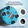 Aquarium Air Pump with Adjustable Double Outlet air Stone Bubbler