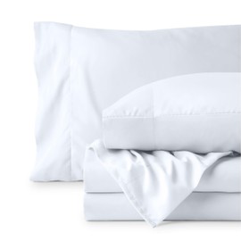 Ivy Union Queen Size Sheet Set - Breathable & Cooling Sheets - Extra Soft, Easy-Fit Bed Sheets - Deep Pockets - Bedding Sheets & Pillowcases (Queen, White)