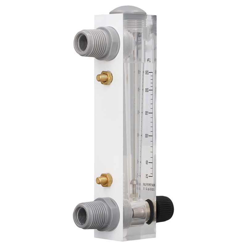 Panel Flowmeter Adjustment Large Measurement Range High Accuracy Transparent Acrylic