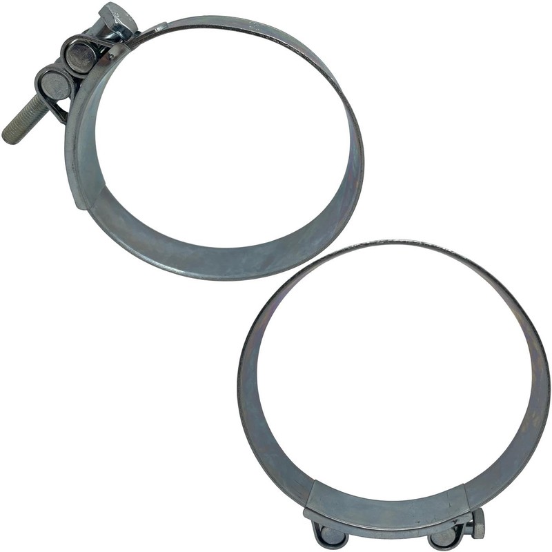 1x Lumonic Joint Bolt Clamp 175-187 mm Galvanised Exhaust Clamp