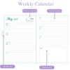 2025 Weekly&Monthly Planner, 2025 January - 2025 December, 8.46" x