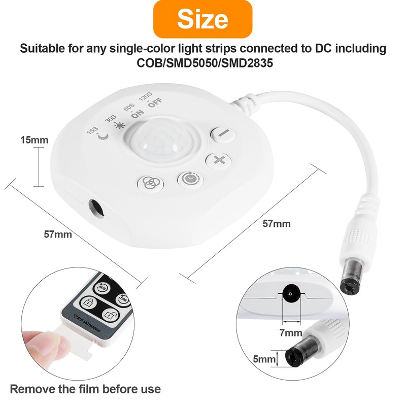 SUPERNIGHT Dimmer Switches for Led Lights, Pir Motion Sensor Switch