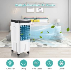 Portable Air Conditioner Cooling Fan Evaporative Air Cooler for Home Office B6L7