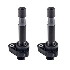MAS Set of 2 Ignition Coils Pack Compatible with Honda Accord Odyssey CL RL TL 3.0L 3.2L 3.5L V6 Replacement for C1221 UF242 90919-02247 30520P8EA01 30520P8FA01 30520RCAA02