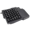 One Handed Gaming Keyboard 35 Keys Waterproof Wide Palm Rest
