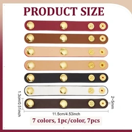 PH PandaHall Leather Handbag Strap Shortener Purse Buckle for Shoulder Bag