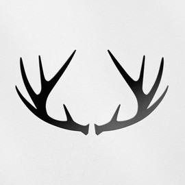 Transparent Decal Stickers of Reindeers and Antlers Antlers 03 (Metallic Silver) Premium Waterproof Vinyl Decal Stickers for Laptop Phone Accessory Helmet Car Window Mug Tuber C ANDSKUSf66760SI090622
