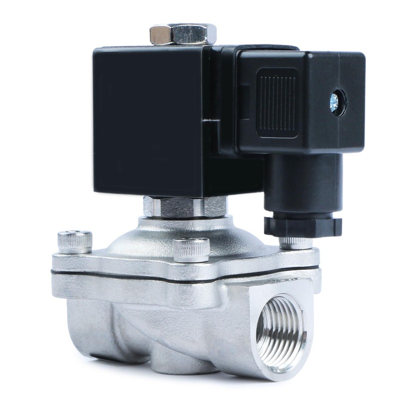 U.S. Solid 1/2" Stainless Steel Solenoid Valve - 12V DC,