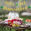 Let’s Get Shamrocked Banner-St. Patrick's Day Decorations, Shamrock Theme St.