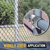 MorningRo 10 Pack 1-3/8 Line Rail Clamp for Chain Link