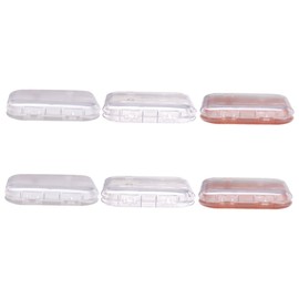 Baluue 6pcs Nail Storage Organizer Box Portable Nail Holders Storage Supply Display for Salon Box Packing