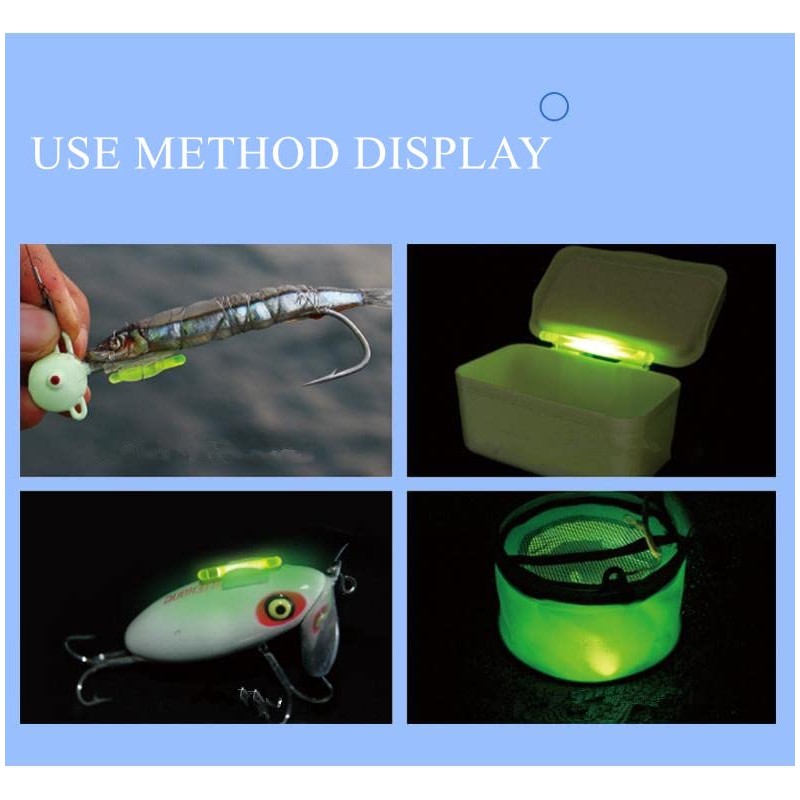 Glow Fever Bulk 100 PCS Night Fishing Float Fluorescent Glow