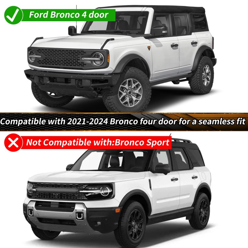 Autrix Door Handle Bowl Protector Compatible with 2021-2026 Ford Bronco