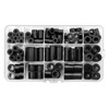 90 Pcs ABS Round Spacers Washers Assortment Kit, M6 M8