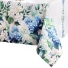 Elrene Home Fashions Hydrangea Bloom Floral Butterfly Double Border Spring/Summer