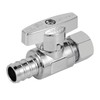 Breezliy 1/2 Pex Straight Stop Valve Sink Toilet Shut Off
