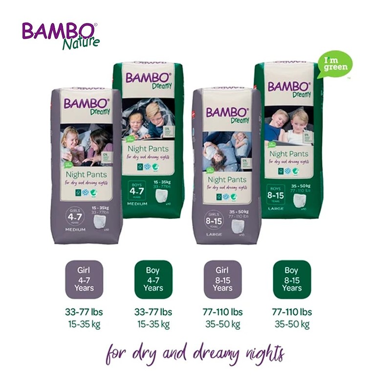Bambo Nature Dreamy Boy Premium Night Pants 1000018877