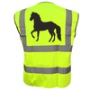 Equestrian HORSE IMAGE Hi Viz Vis Vest Horse Riding Reflective
