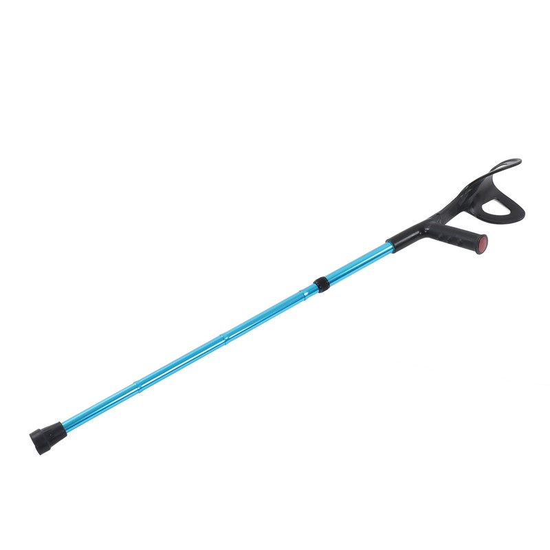 Foldable Walking Cane Stick Evenly Distributed Weight Forearm Folding Adjusting