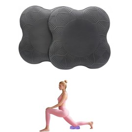 Rodilleras Yoga Grueso 2piezas,2CM Espesas de Yoga Knee Pads Suaves | Almohadilla de Pilate PU Antideslizantes,Soportes Y Accesorios de Pilates,Para P