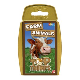 Winning Moves WMA Top Trumps Farm Animals Board Game