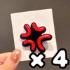 profit.relaxed Emoji Hairpin Clip, Halloween, Plush Costume, Plush Accessory, Korean