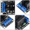 XIITIA 2pcs 5V 2 Channel 2A Solid State Relay Module