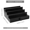 Fengligoo Black Cologne Organizer for Men - 4 Tier Wooden