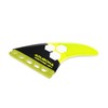 Surfboard Double Tab Fin Compatible, Set of 3, Size, Carbon,