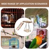 Bird Perch with Ladder,Lovebird Perches Stand Swing Ladder | Parrot