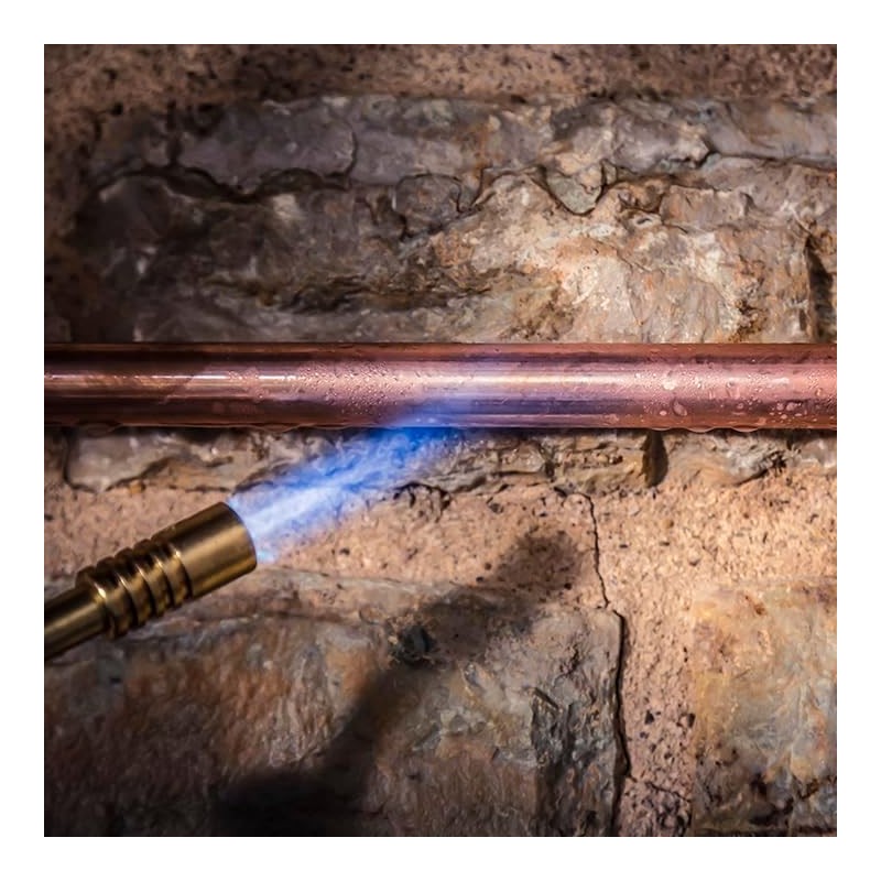 Bernzomatic® Wide Flame Brass Torch - Manual Ignition, Wide Pencil