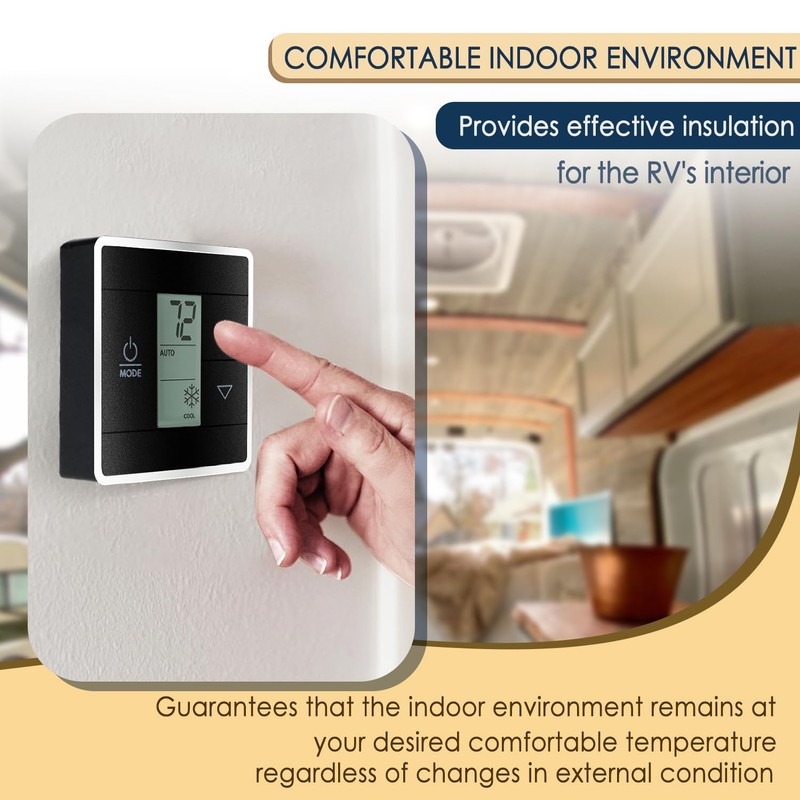 3316250.712 RV Single Zone Wall Thermostat Replacement for Dometic RV/Camper/Trailer