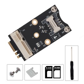 M.2 to Mini PCIE Adapter A/E Key 3G 4G WIFI Module with SIM Card Slot Expansion Board Assembly