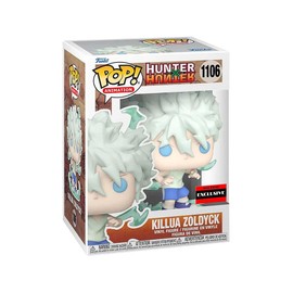 Epic Collectibles Pop Anime: Hunter X Hunter (HxH) - Killua Zoldyck Godspeed Exclusive Vinyl Figure Bundle with Compatible Funko Box Protector