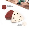 STEBRUAM Delta-Triangle Sanding Sheets,Sanding discs 70 Pieces Detail Sander Pads